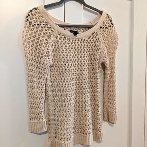 Cable knit sweater